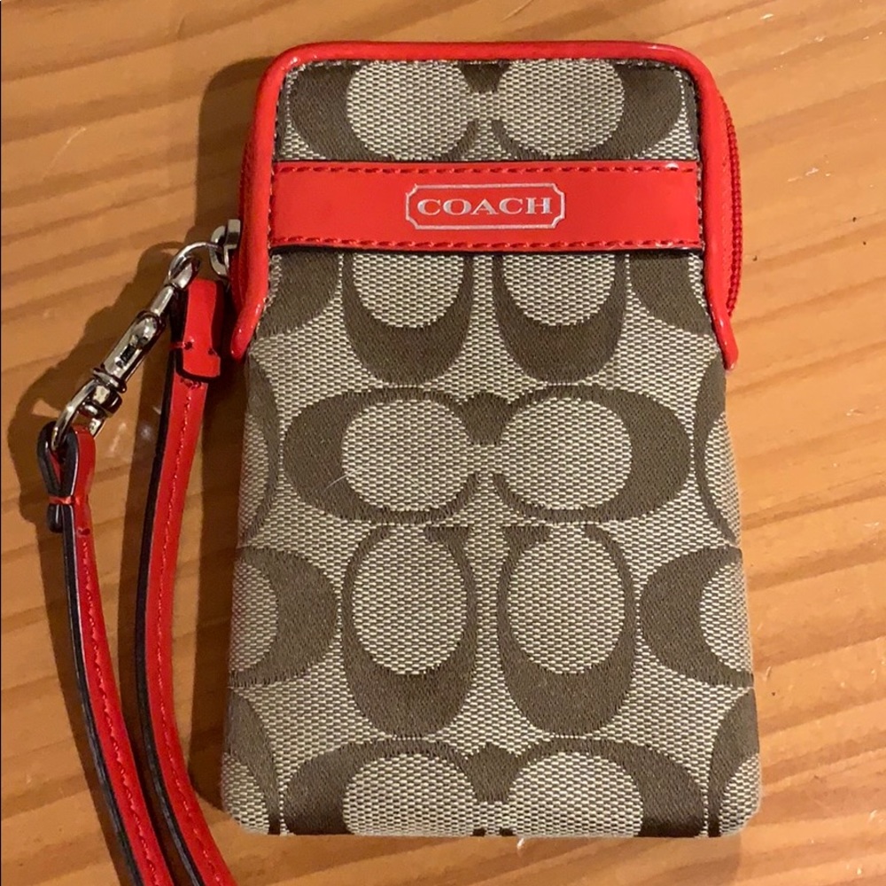 Coach wristlet